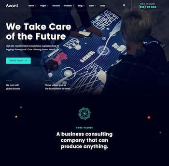 A business consulting company that can produce anything.