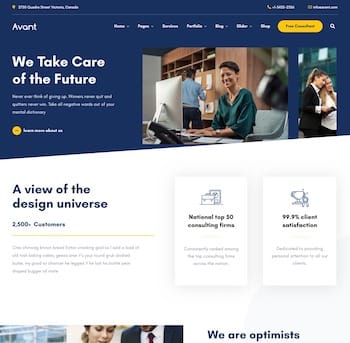 A website with a lot of different colors and designs