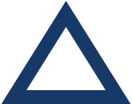 A blue triangle with the letter a in it.